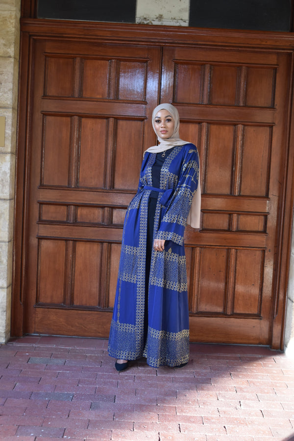 Dhina Navy blue Abaya