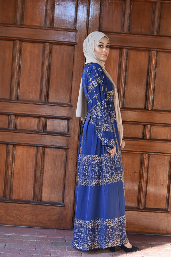 Dhina Navy blue Abaya
