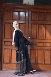 AMIRAH Lace Open Abaya