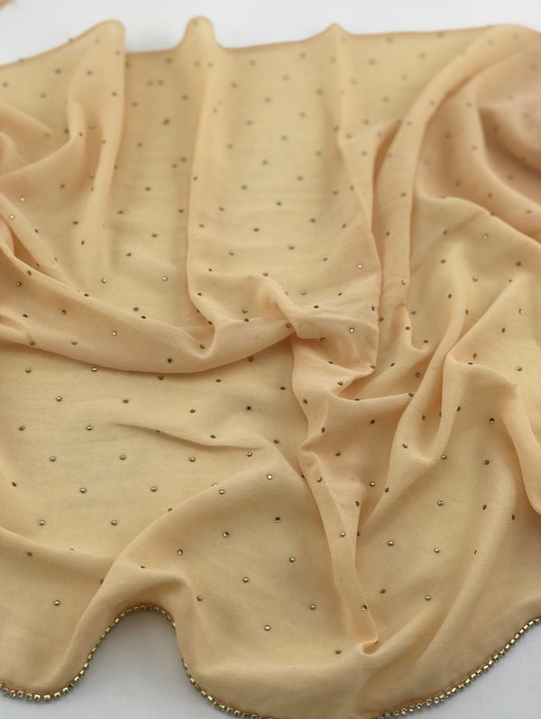 Stone Chiffon - Nude