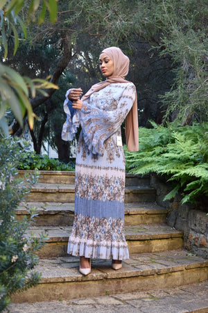 ADEELA Pleated Dress