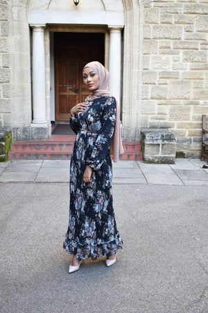 NAFISA Pleated Dress