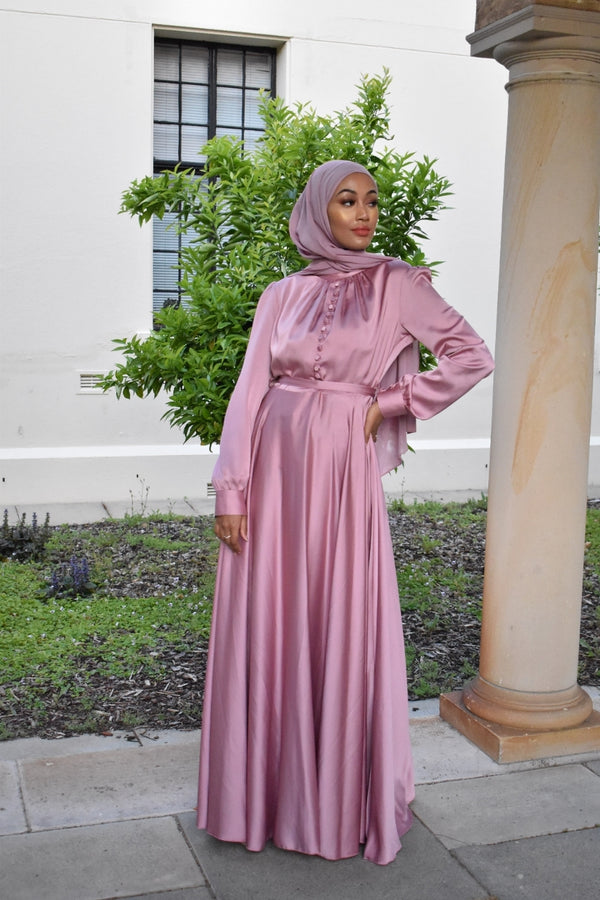 MIRA SATIN DRESS