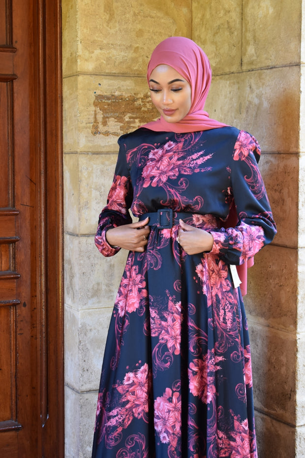 DANIYA SATIN DRESS
