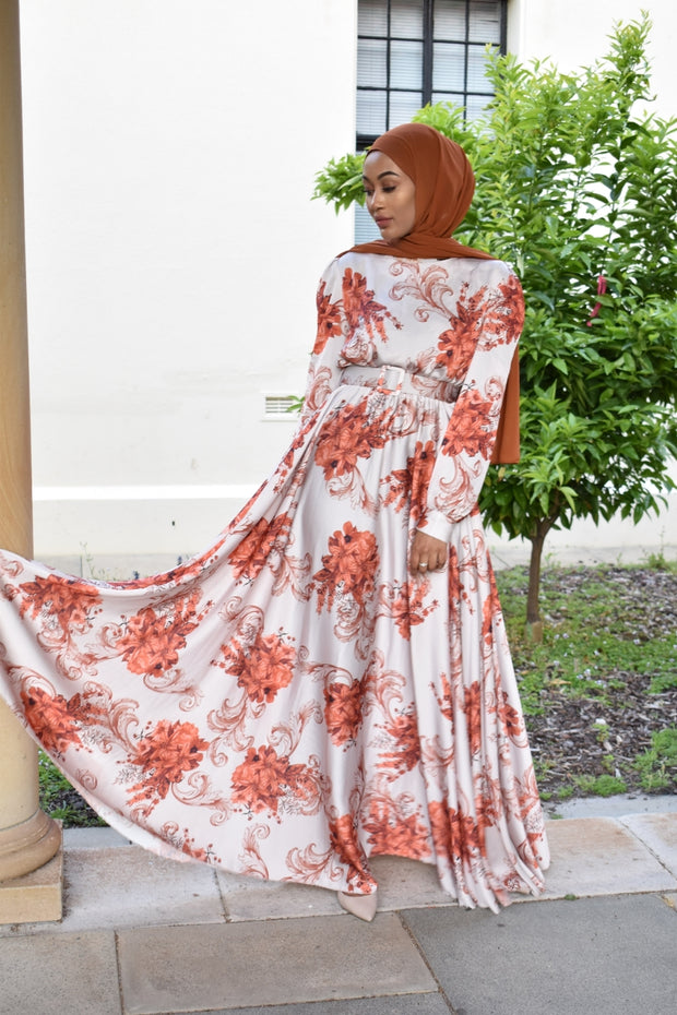 DANIYA SATIN DRESS