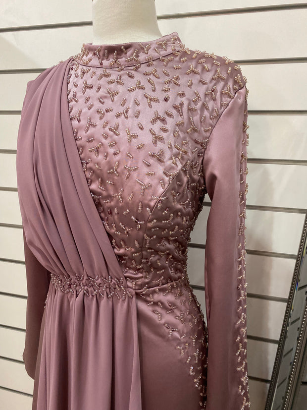 Zeytun Satin Dress