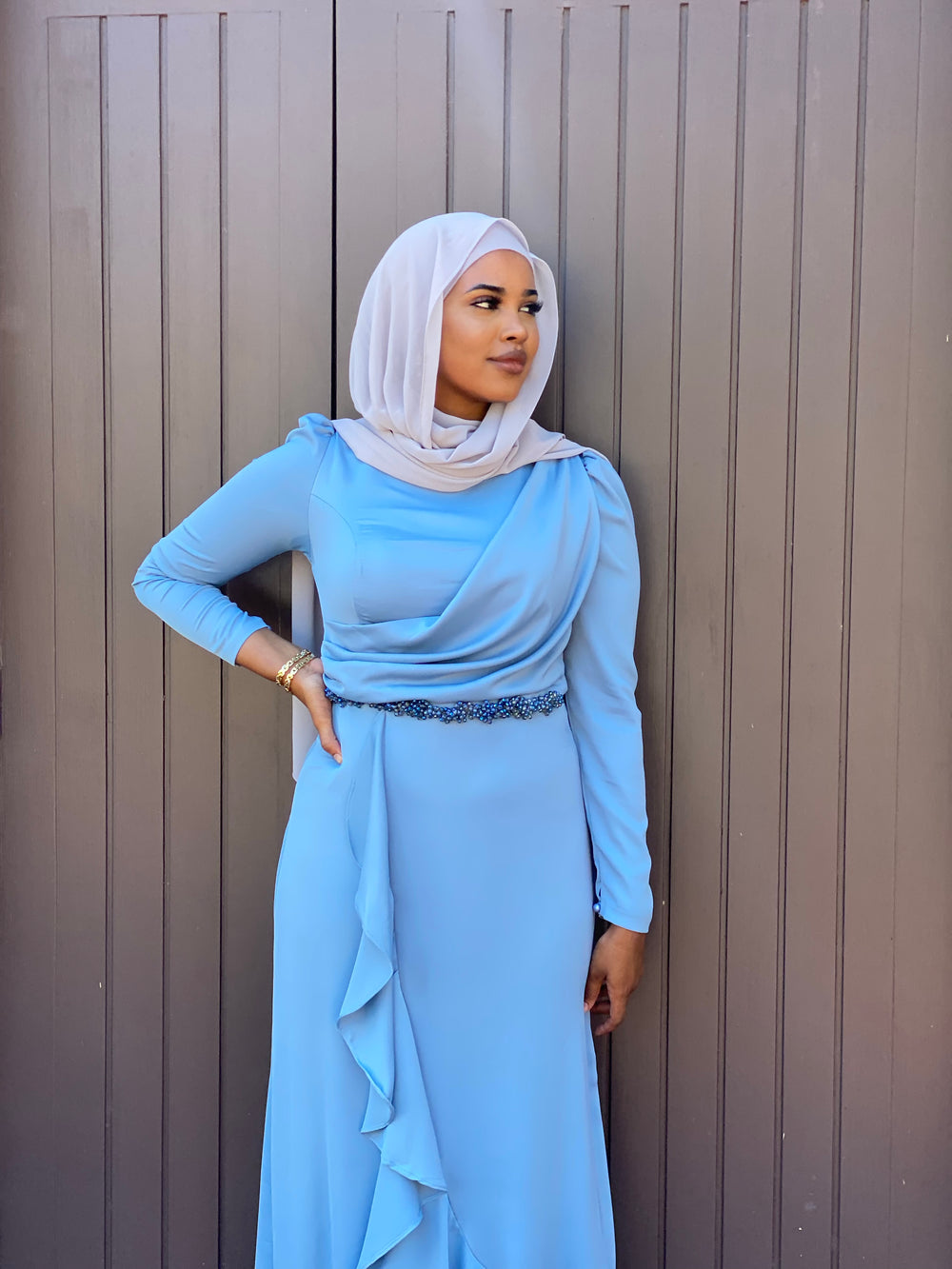 NAJMIYAT SATIN DRESS