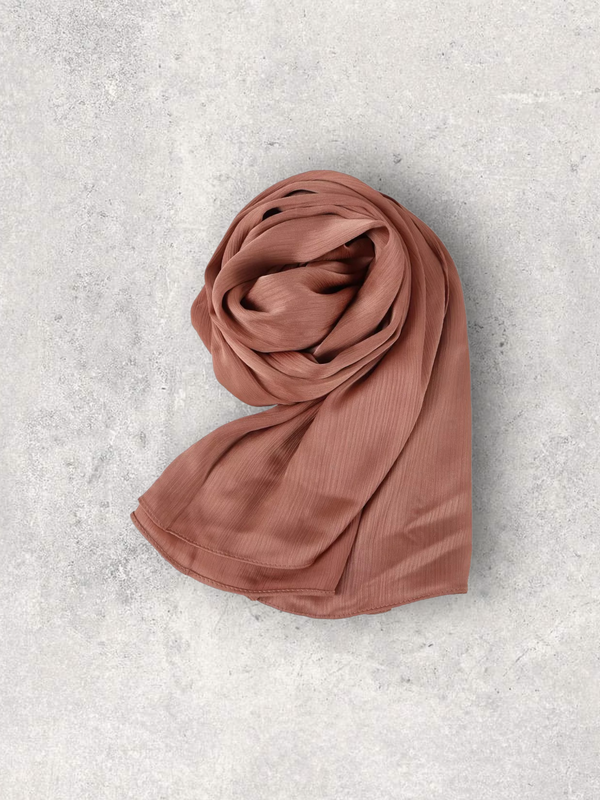 LUXE SATIN CREPE - CORAL PINK