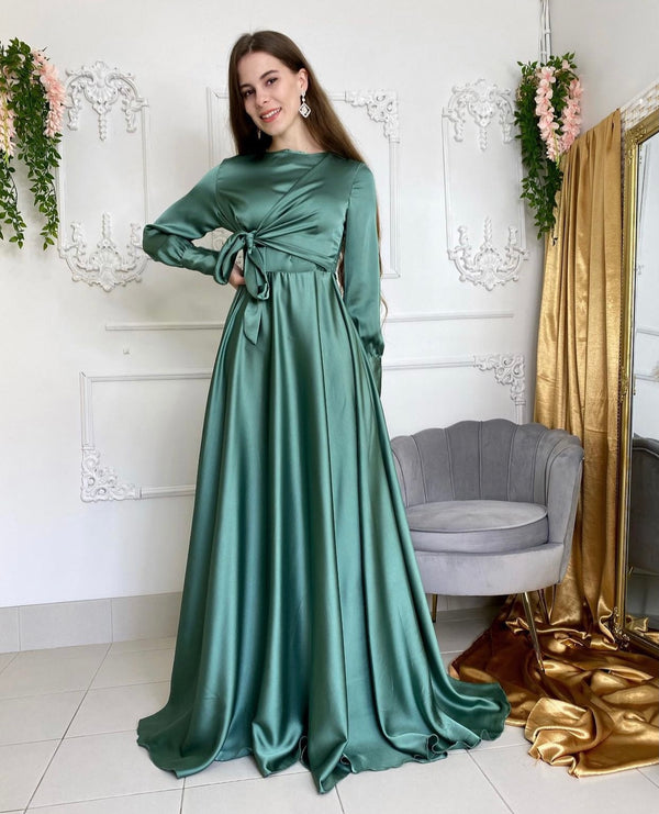 SABRINA SATIN DRESS