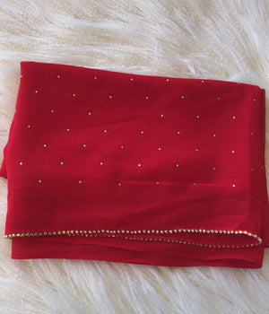 Stone Chiffon - Red