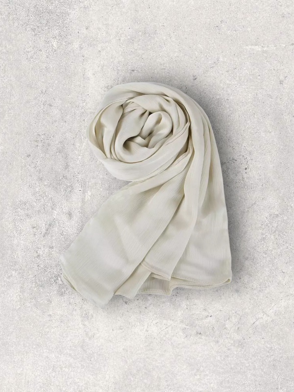 LUXE SATIN CREPE - OFF WHITE