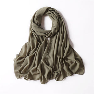 ARMY CHIFFON SHAWL