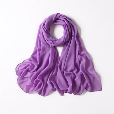 ORCHID CHIFFON SHAWL