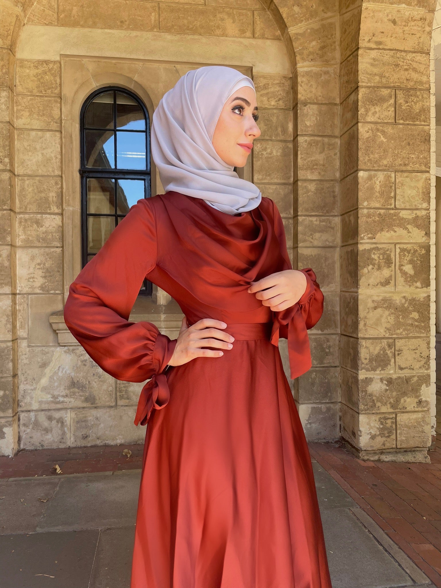 ANAYA SATIN DRESS