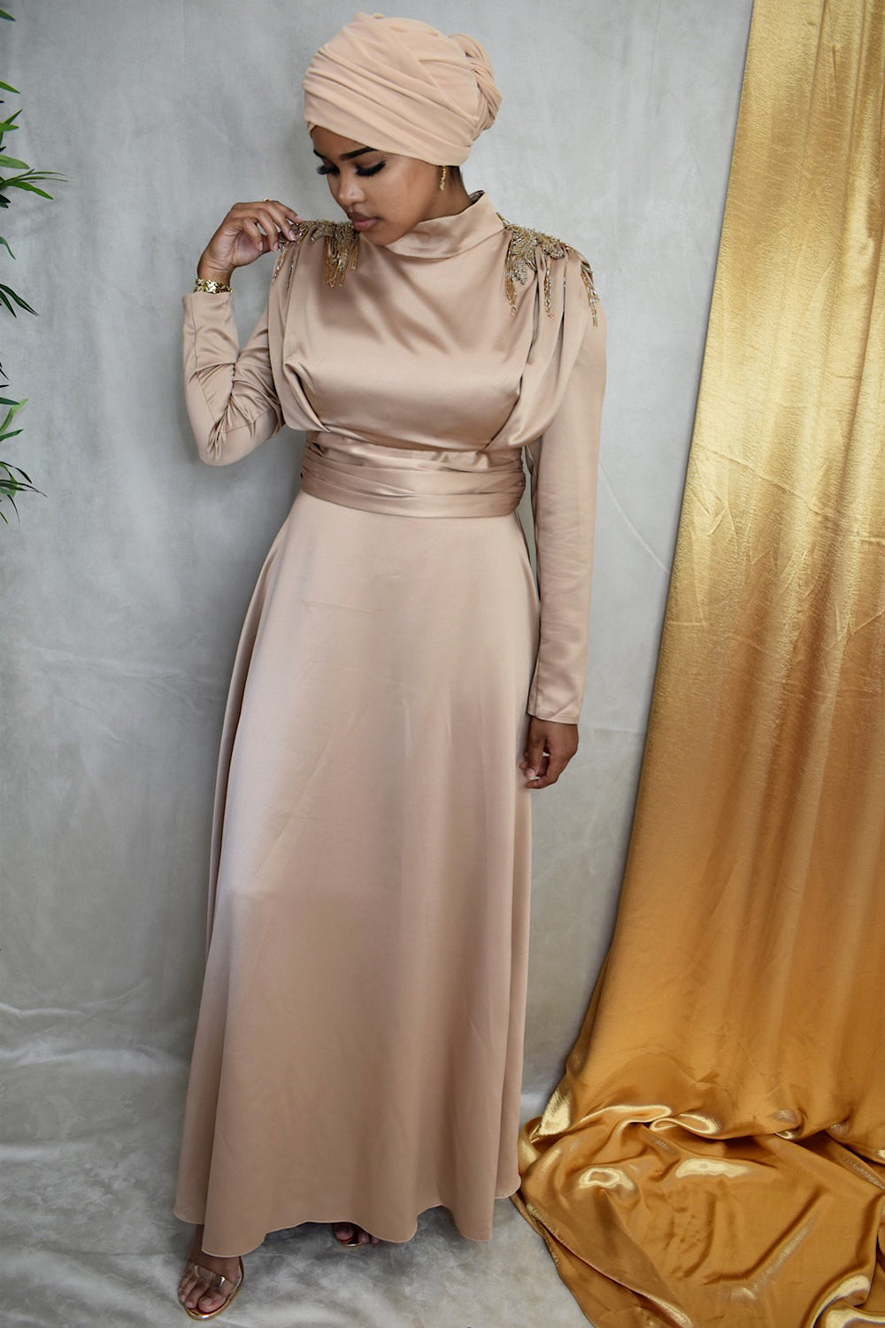 Barlin Satin Dress