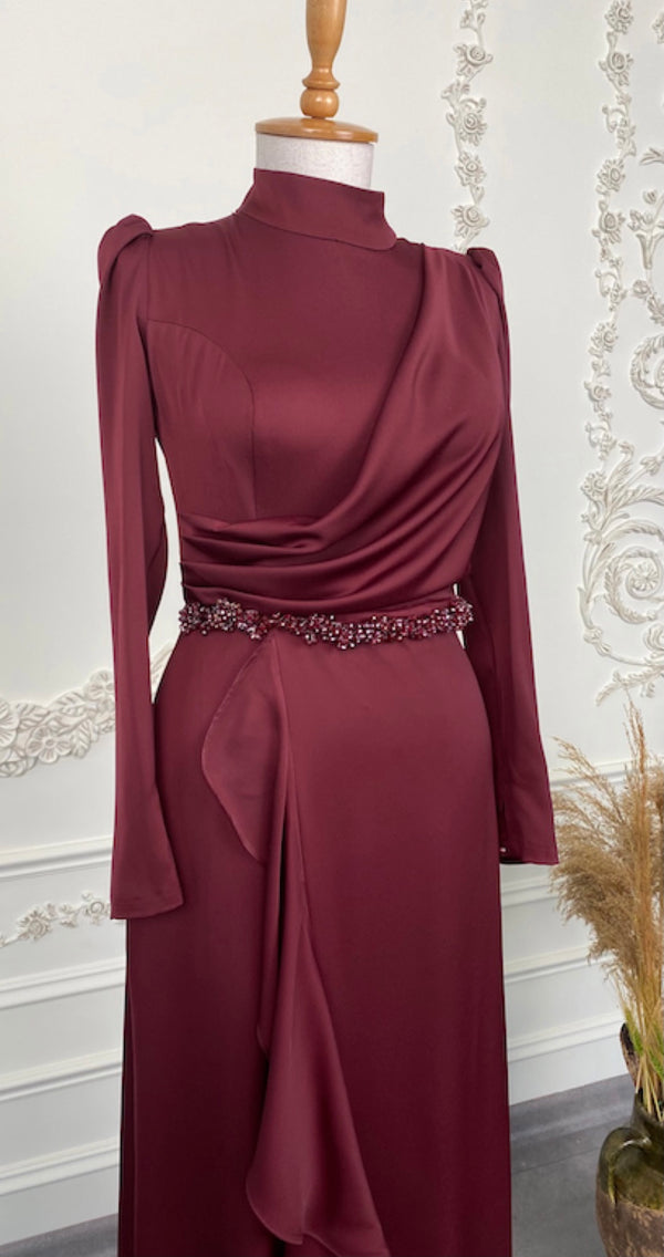 NAJMIYAT SATIN DRESS