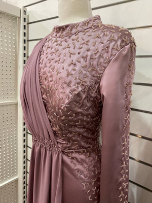 Zeytun Satin Dress