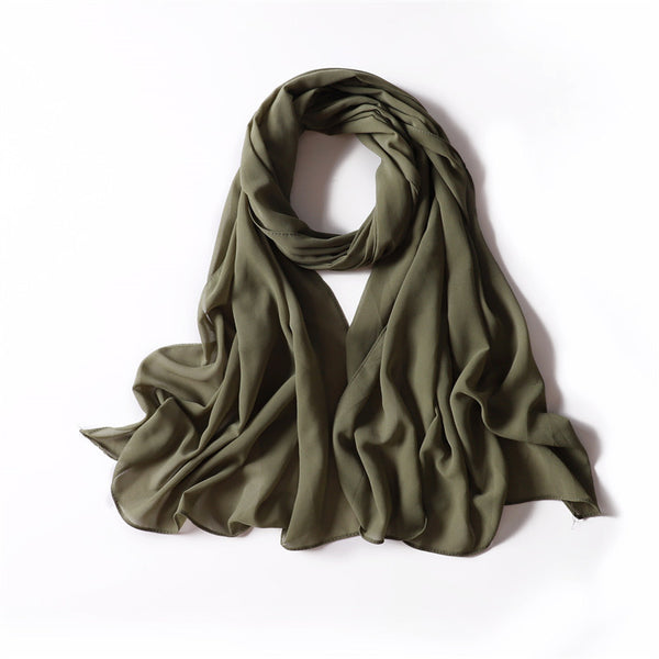 SEAWEED CHIFFON SHAWL