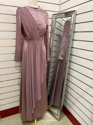 Zeytun Satin Dress