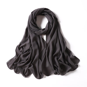 SHADOW CHIFFON SHAWL