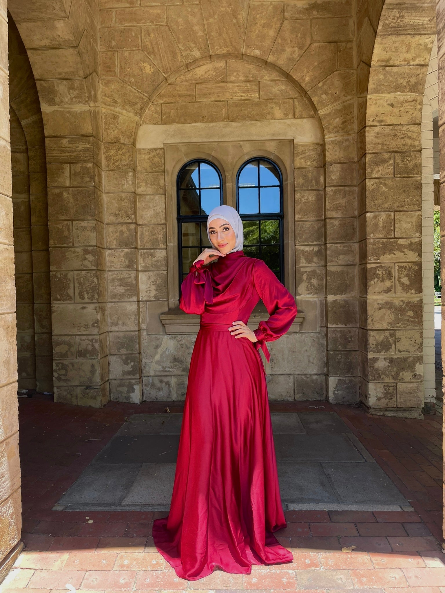 ANAYA SATIN DRESS