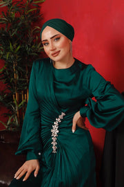 SOFIA SATIN DRESS