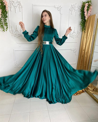 GINA SATIN DRESS