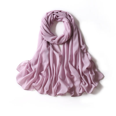 PERIWINKLE CHIFFON SHAWL