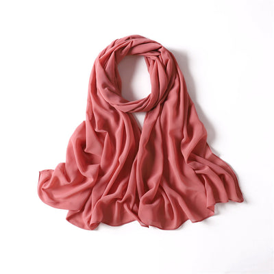 BLUSH CHIFFON SHAWL