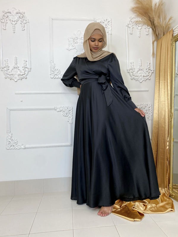 BRINA SATIN DRESS