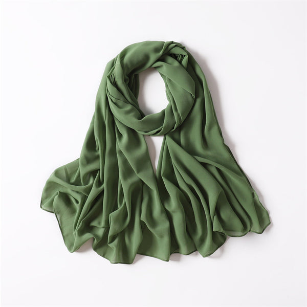SAGE CHIFFON SHAWL