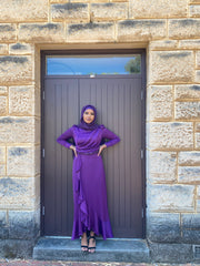 NAJMIYAT SATIN DRESS