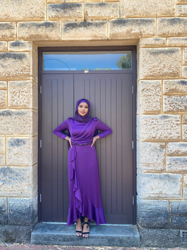 NAJMIYAT SATIN DRESS