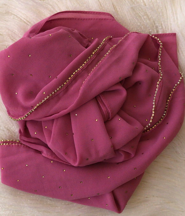 Stone Chiffon - Pink