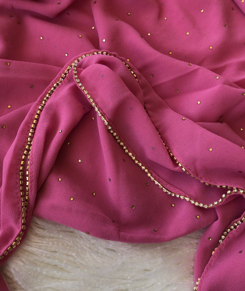 Stone Chiffon - Pink