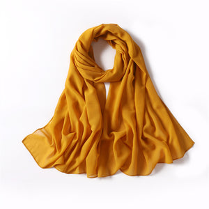 AMBER CHIFFON SHAWL
