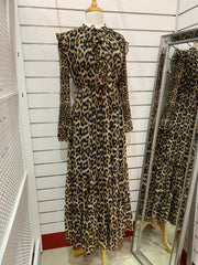 Chiffon leopard dress