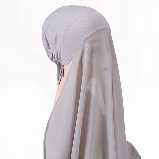 Instant Hijab with Adjustable cap