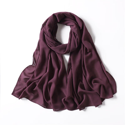 GRAPE CHIFFON SHAWL