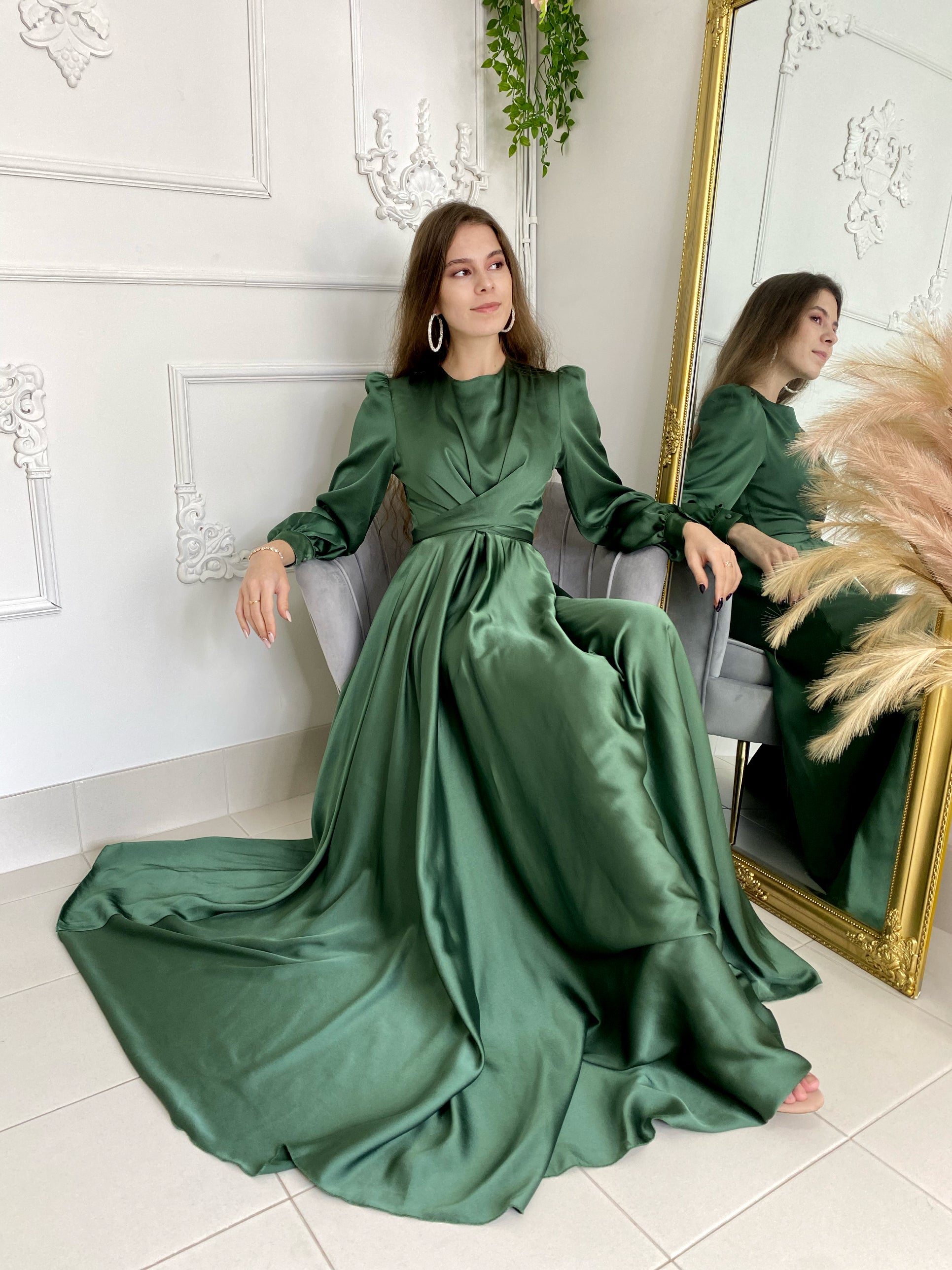 NAJMA SATIN DRESS