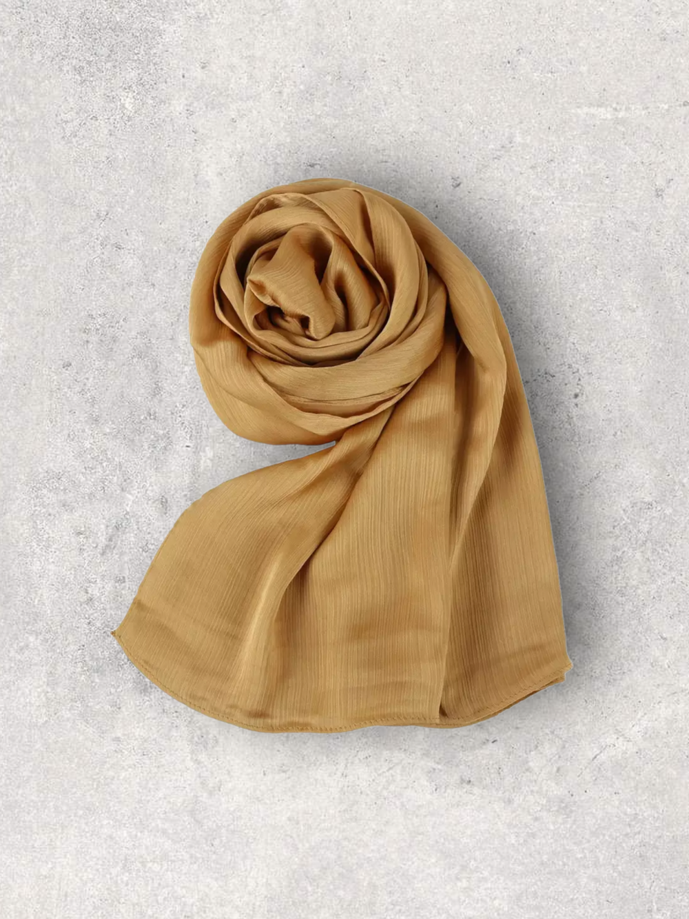 LUXE SATIN CREPE - MUSTARD