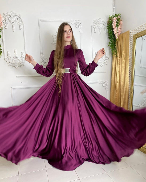 GINA SATIN DRESS