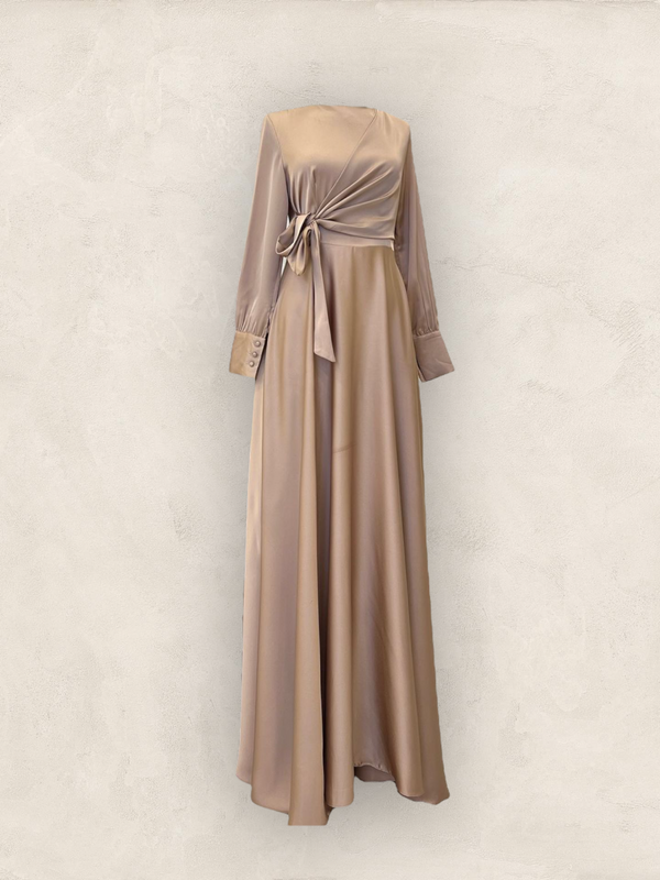 SABRINA SATIN DRESS