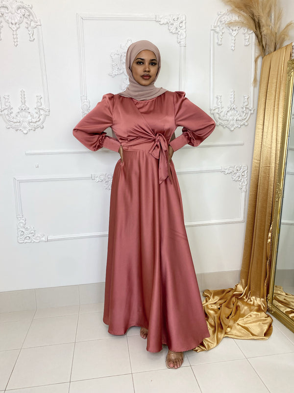 BRINA SATIN DRESS