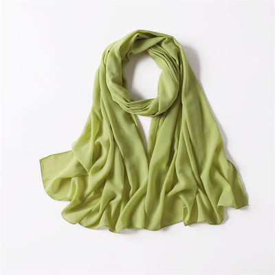 LIME CHIFFON SHAWL