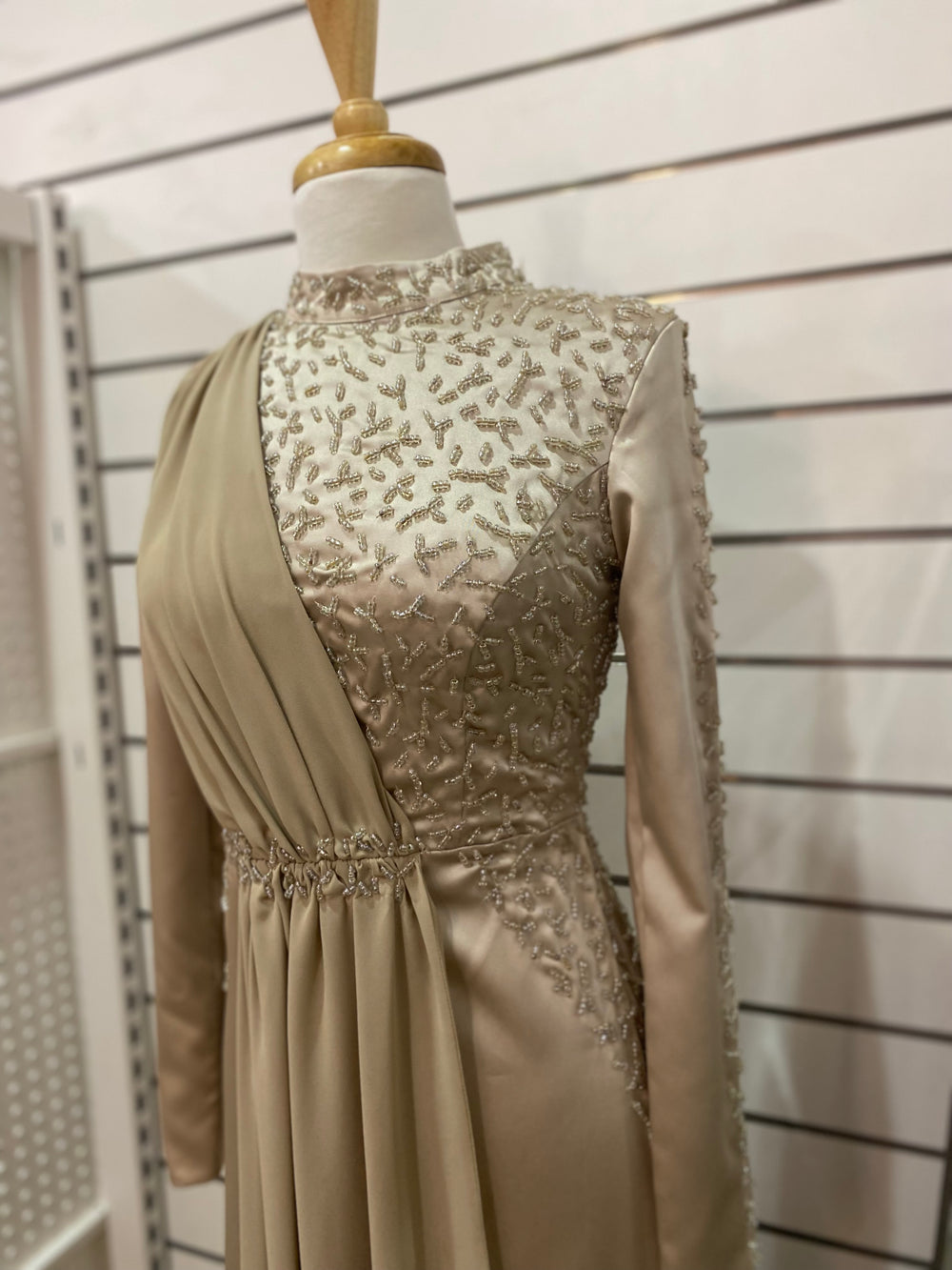 Zeytun Satin Dress