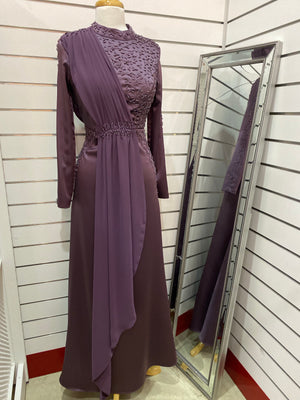 Zeytun Satin Dress