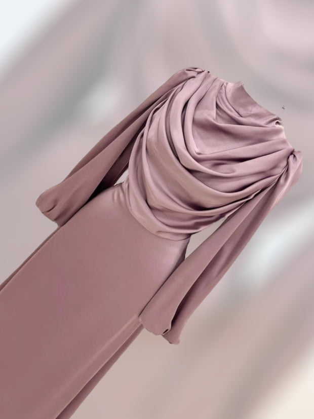 ALEXA SATIN DRESS