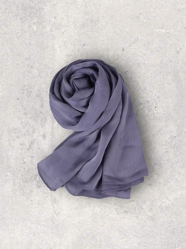 LUXE SATIN CREPE - LAVENDER GREY