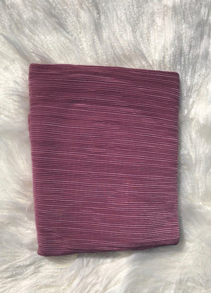 Pleated Shawl - Dusty Rose